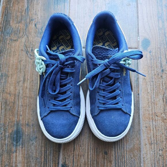 Puma Suede Mayu Kimono Womens Size 6.5 M Sneakers Casual Shoes - Picture 2 of 11